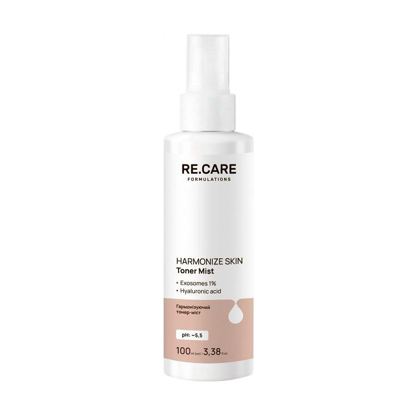 Гармонізувальний тонер-міст для обличчя Re.Care Harmonize Skin Toner Mist, 100 мл